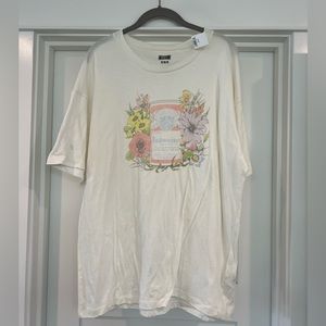 American Eagle “Tailgate” Budweiser floral shirt